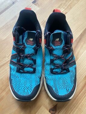 New Balance Blue and Black Fresh Foam Trail Sneakers